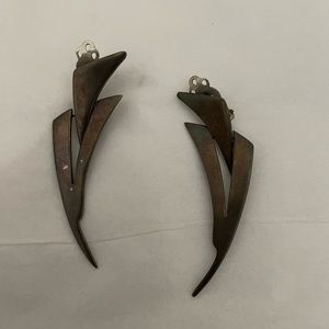 Vintage Made in Mexico silver 925 pHH clip on earrings